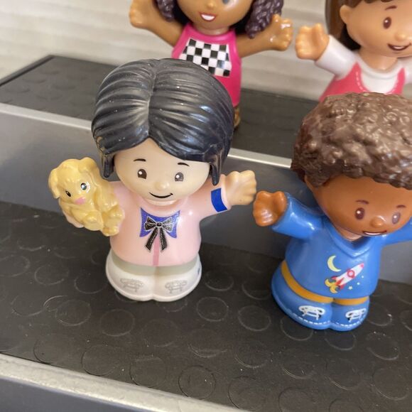 Fisher Price Little People Mixed Figure Lot Of 11 School Children Vitiligo - Picture 11 of 12